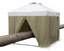 Палатка сварщика 3х3 м (ПВХ+брезент)